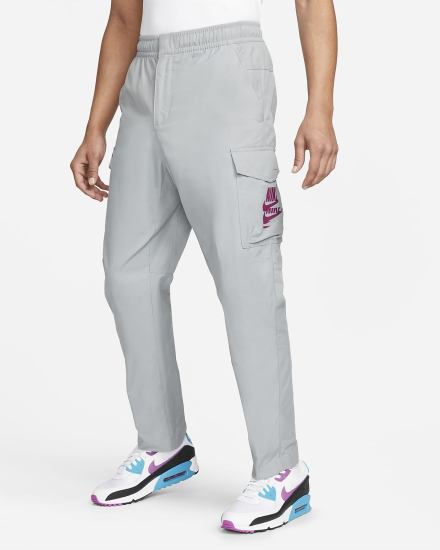Pantalones Nike Sportswear Sport Essentials+ Woven Hombre Gris Verde | HDFSY-5084