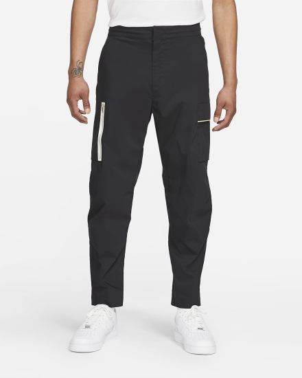 Pantalones Nike Sportswear Style Essentials Woven Unlined Cargo Hombre Negras Plateadas | AJHVO-4763