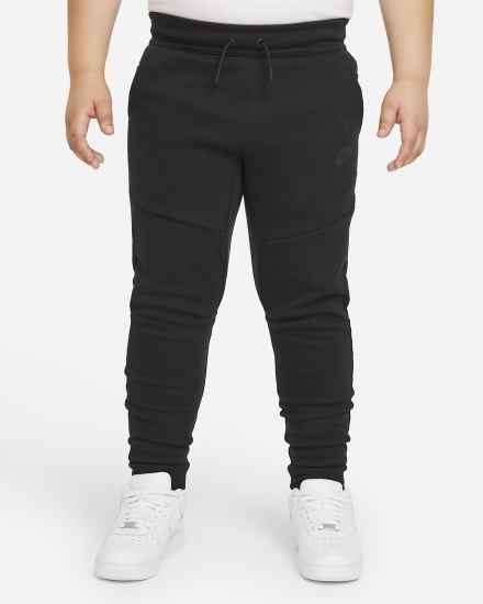 Pantalones Nike Sportswear Tech Fleece Kids Niño Negras | FZPJH-1647
