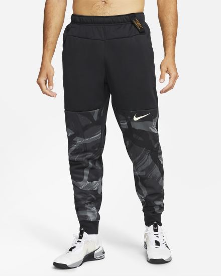 Pantalones Nike Therma-FIT Camo Tapered Training Hombre Negras | BGPVT-6352