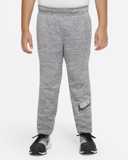 Pantalones Nike Therma-FIT Kids Tapered Training Niño Gris Oscuro Gris Claro | DCSBZ-2079