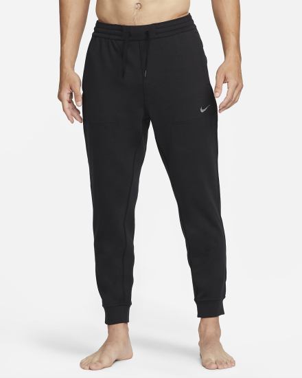 Pantalones Nike Yoga Dri-FIT Fleece Hombre Negras | QATJP-9408