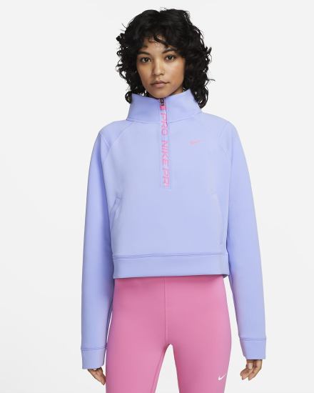 Pullover Nike Dri-FIT 1/2-Zip Training Top Mujer Verde Menta | ASBKL-1375