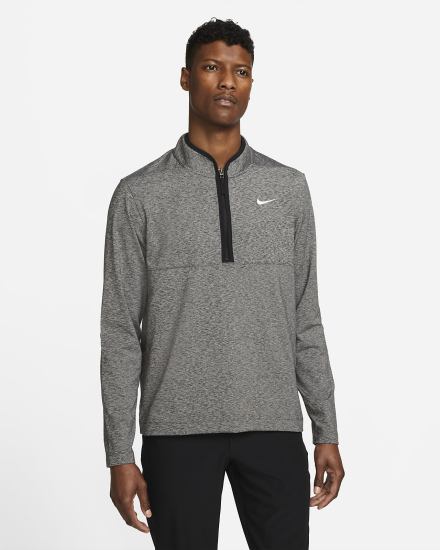Pullover Nike Dri-FIT Victory Half-Zip Golf Top Hombre Negras Blancas | IZNXT-1893