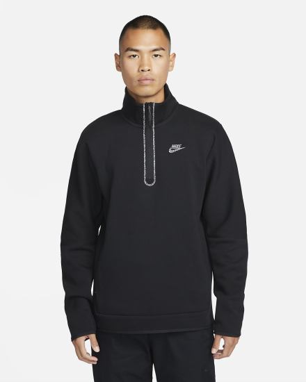 Pullover Nike Sportswear Tech Fleece 1/2-Zip Top Hombre Negras | JQRCT-0249