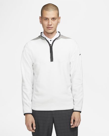 Pullover Nike Therma-FIT Victory 1/2-Zip Golf Top Hombre Gris Oscuro Negras | EMPSR-4602