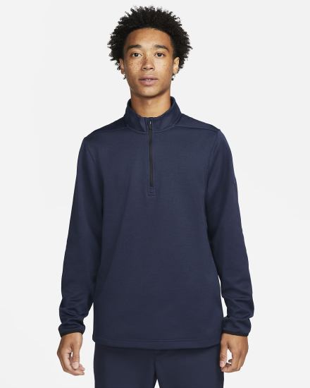 Pullover Nike Therma-FIT Victory 1/4-Zip Golf Top Hombre Azul Marino Negras | KEFPX-8437