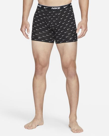 Ropa Interior Nike Dri-FIT Essential Cotton Stretch Boxer Briefs (3-Pack) Hombre Multicolor | UCZXR-4061