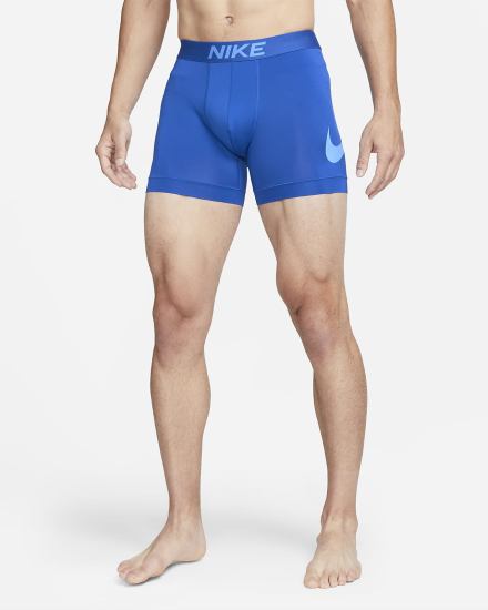 Ropa Interior Nike Dri-FIT Essential Micro Boxer Briefs Hombre Azules | XOCUL-1794