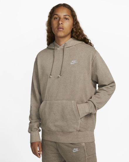 Sudadera Con Capucha Nike Club Fleece+ Hombre Verde Oliva Gris | OWKLT-5732