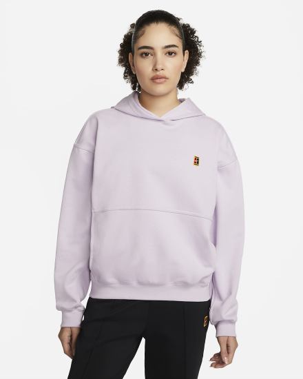 Sudadera Con Capucha Nike Court Fleece Tennis Mujer Moradas | LNZGI-4572
