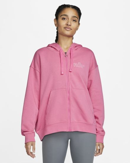 Sudadera Con Capucha Nike Dri-FIT Get Fit Estampadas Full-Zip Training (Plus Size) Mujer Blancas | UYKVT-2719