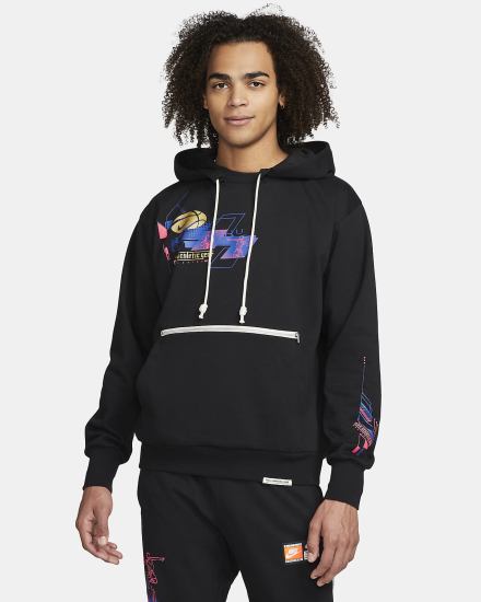 Sudadera Con Capucha Nike Dri-FIT Standard Issue Basketball Hombre Negras | UZGLK-7390
