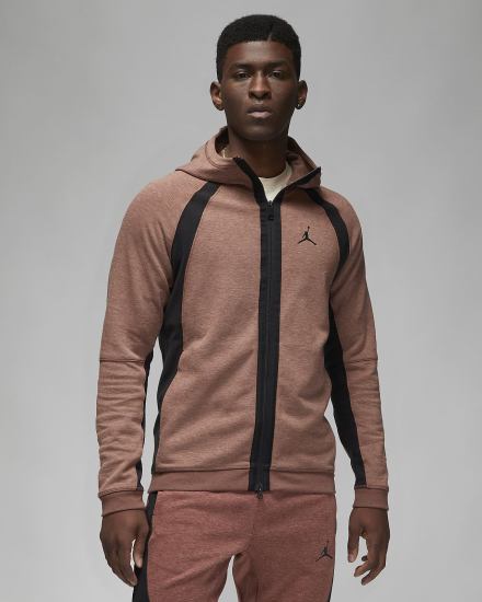 Sudadera Con Capucha Nike Jordan Dri-FIT Sport Full-Zip Hombre Negras | FOJWY-6524