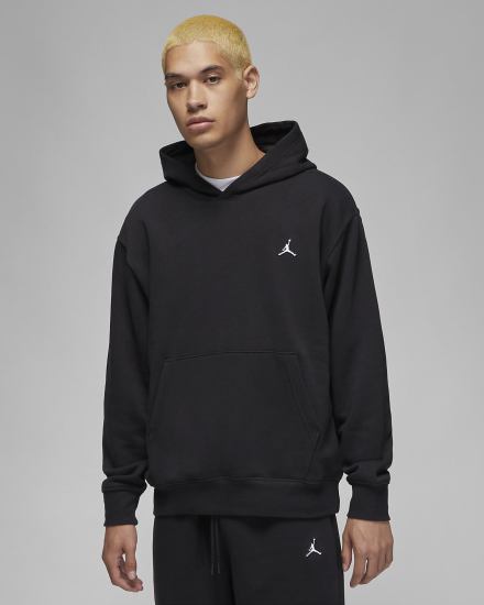 Sudadera Con Capucha Nike Jordan Essential Fleece Hombre Negras Blancas | CJUFR-4269