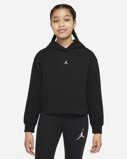 Sudadera Con Capucha Nike Jordan Kids Niña Negras | EDVYZ-5024