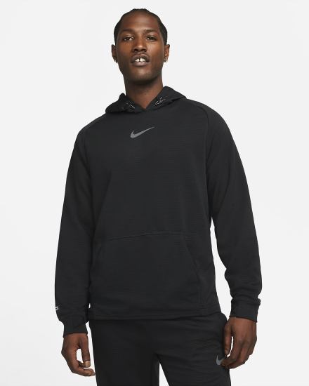 Sudadera Con Capucha Nike Pro Fleece Training Hombre Negras Gris | TIMDV-9347