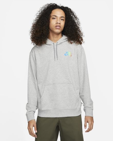 Sudadera Con Capucha Nike SB Estampadas Skate Hombre Gris Oscuro | VOPRM-9231