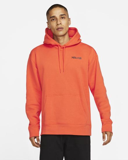 Sudadera Con Capucha Nike SB Skate Hombre Naranjas Negras | XRTYF-9250