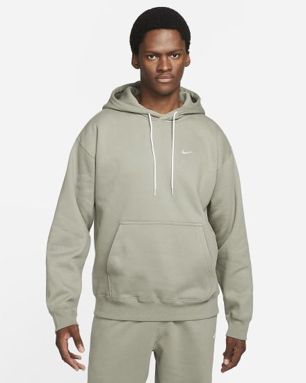 Sudadera Con Capucha Nike Solo Swoosh Fleece Hombre Blancas | JDSON-6951