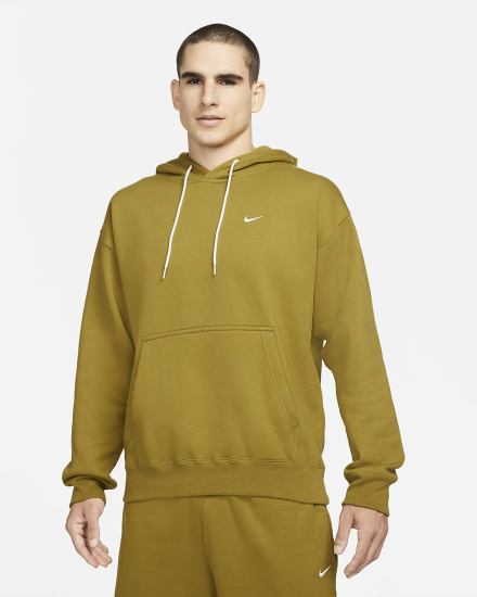 Sudadera Con Capucha Nike Solo Swoosh Fleece Hombre Blancas | SEMPW-4583