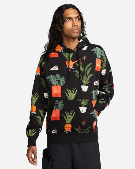 Sudadera Con Capucha Nike Sportswear Club Hombre Negras | HDASJ-9361