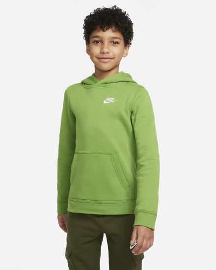 Sudadera Con Capucha Nike Sportswear Club Kids Niño Blancas | HVSGF-7406
