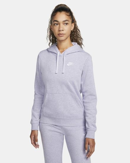 Sudadera Con Capucha Nike Sportswear Club Fleece Mujer Blancas | KQMRH-4572