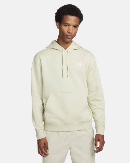 Sudadera Con Capucha Nike Sportswear Club Fleece Hombre Blancas | QXIHY-0613
