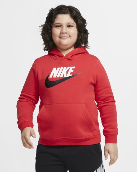 Sudadera Con Capucha Nike Sportswear Club Fleece Kids Niña Rojas | TGXIY-6543