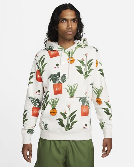 Sudadera Con Capucha Nike Sportswear Club Hombre Verde Blancas | TKXRV-1974