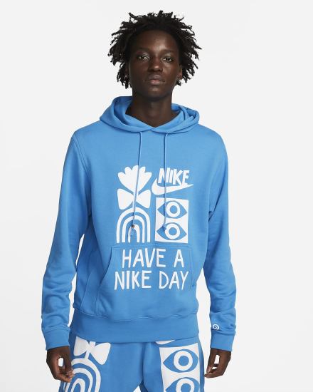 Sudadera Con Capucha Nike Sportswear French Terry Hombre Azules Claro | KQOVL-3129