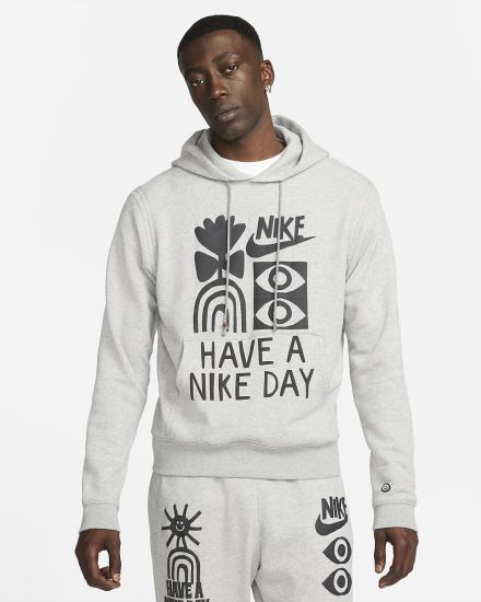Sudadera Con Capucha Nike Sportswear French Terry Hombre Gris Oscuro | RDFEB-3952