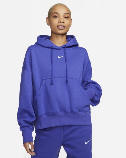 Sudadera Con Capucha Nike Sportswear Phoenix Fleece Over-Oversized Mujer Azules | HQSPY-0937