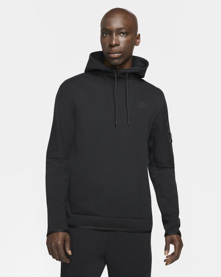 Sudadera Con Capucha Nike Sportswear Tech Fleece Hombre Negras | BKPRJ-2109