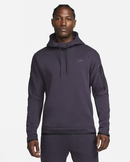Sudadera Con Capucha Nike Sportswear Tech Fleece Hombre Moradas Negras | JMWRL-4129