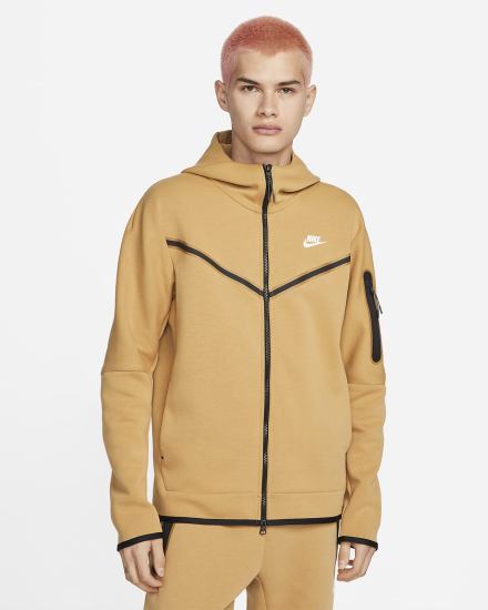 Sudadera Con Capucha Nike Sportswear Tech Fleece Full-Zip Hombre Doradas | URIPD-6284