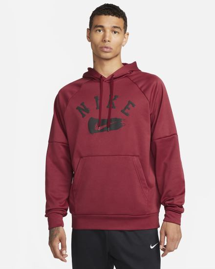 Sudadera Con Capucha Nike Therma-FIT Estampadas Baseball Hombre Rojas | WSQRN-2497