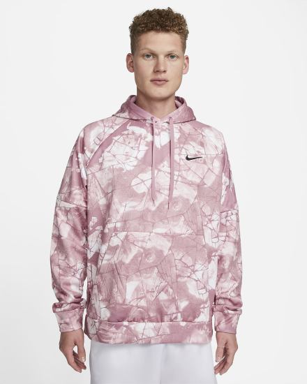 Sudadera Con Capucha Nike Therma-FIT Fitness Hombre Rosas Negras | UKDQM-4719