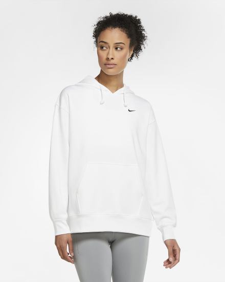 Sudadera Con Capucha Nike Therma Training Mujer Blancas Negras | PGUIY-5238
