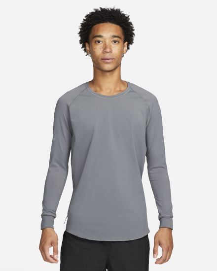Sudaderas Nike Dri-FIT ADV A.P.S. Recovery Training Top Hombre Gris Negras | WMRLT-0564