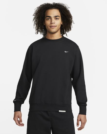 Sudaderas Nike Dri-FIT Standard Issue Basketball Crew Hombre Negras Blancas | IUPSV-7946
