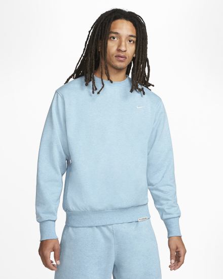 Sudaderas Nike Dri-FIT Standard Issue Basketball Crew Hombre Azules Blancas | RDJYZ-1943