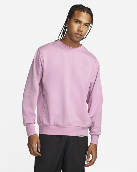 Sudaderas Nike Dri-FIT Standard Issue Basketball Crew Hombre Moradas Blancas | YBLSK-4236