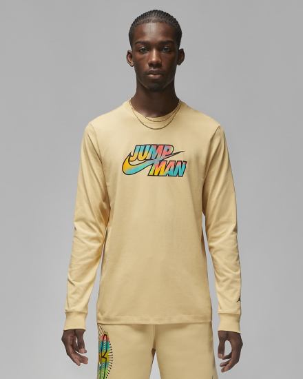 Sudaderas Nike Jordan Flight MVP Long Sleeve Crew Hombre Negras | AKOLH-6713