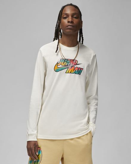 Sudaderas Nike Jordan Flight MVP Long Sleeve Crew Hombre Negras | OAVLG-9280