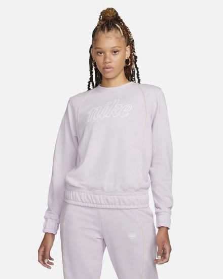 Sudaderas Nike Sportswear Icon Clash French Terry Top Mujer Verde Menta | XNIME-3514