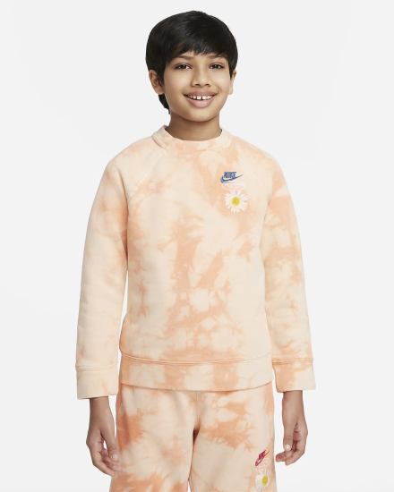 Sudaderas Nike Sportswear Kids French Terry Niño Rojas | SBYDZ-4017