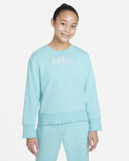 Sudaderas Nike Sportswear Kids Niña Azules | RFLSV-5039