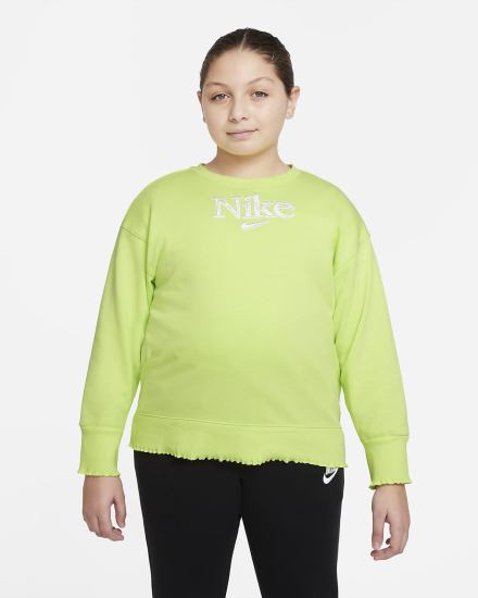 Sudaderas Nike Sportswear Kids Niña Limón Claro | SYIQD-6945
